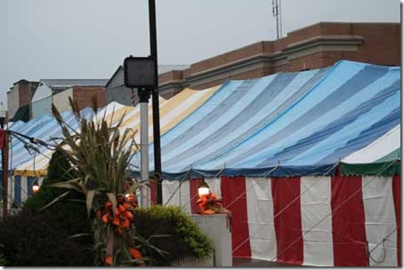 sorghum festival tents