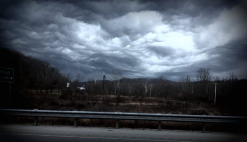 The sky that morning...