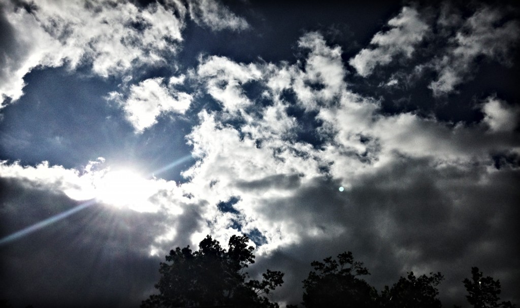 the fall sky iPhone 5 | Adjusted in Photoshop